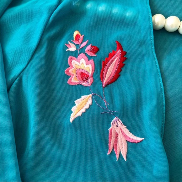 Y2K Turquoise Mesh Intimate Pajamas Set - Picture 3 of 8